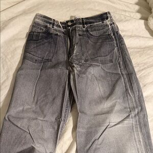 Zara Black and Gray Jeans
